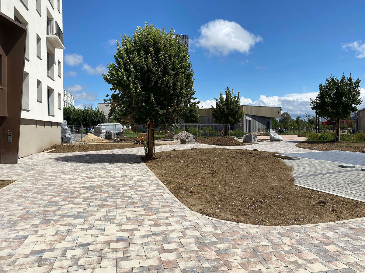 réhabilitation du stationnement dans le quartier du Verbeau