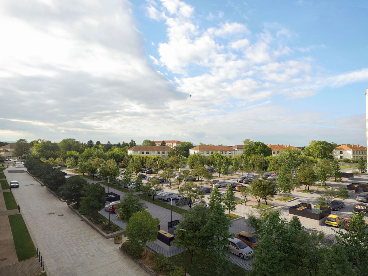 réhabilitation du stationnement à la Vallée Saint-Pierre - NOV'HABITAT Foire 2023