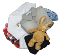 Vêtements, peluche